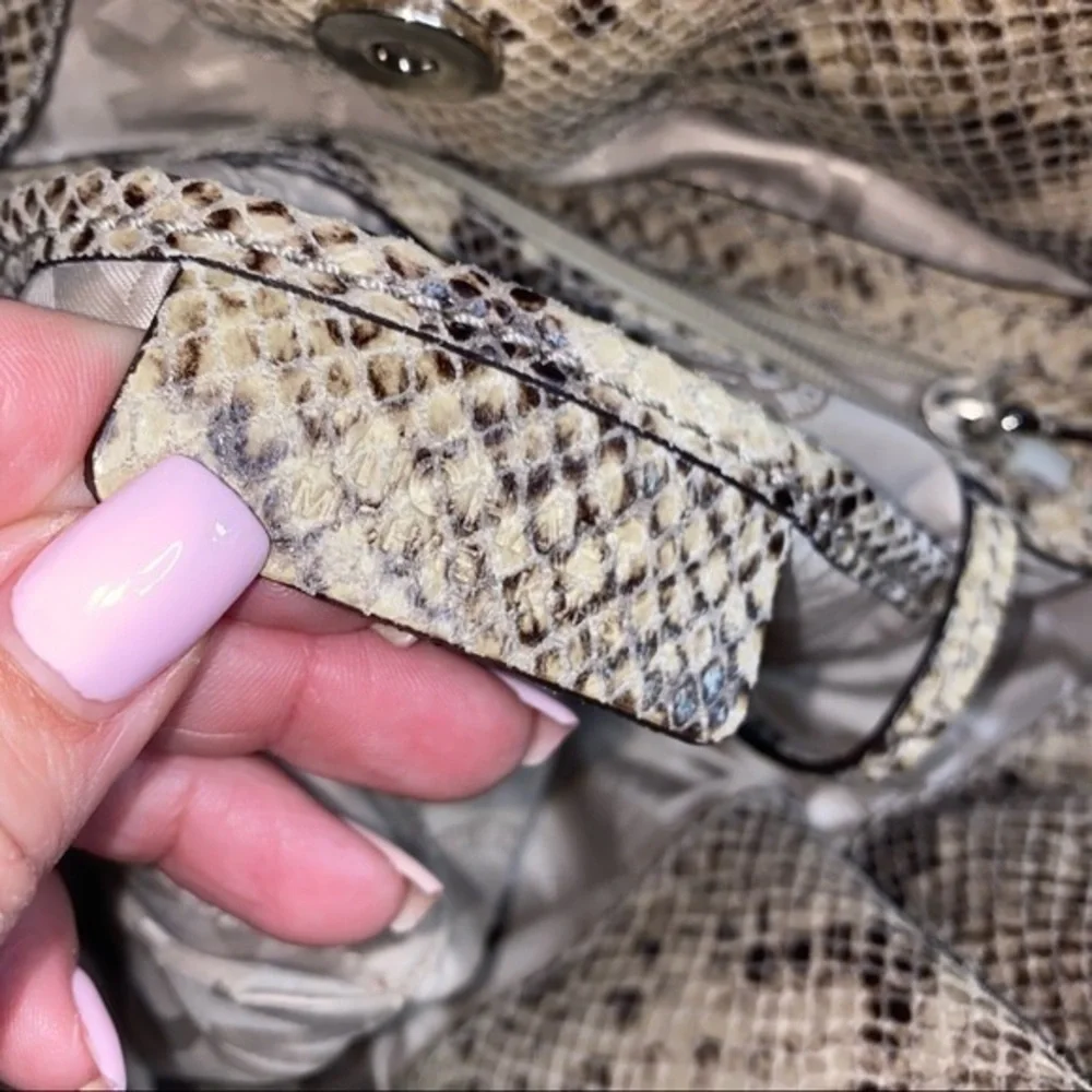 Michael Kors snake print Large Tote Hamilton - Picture 8 of 15
